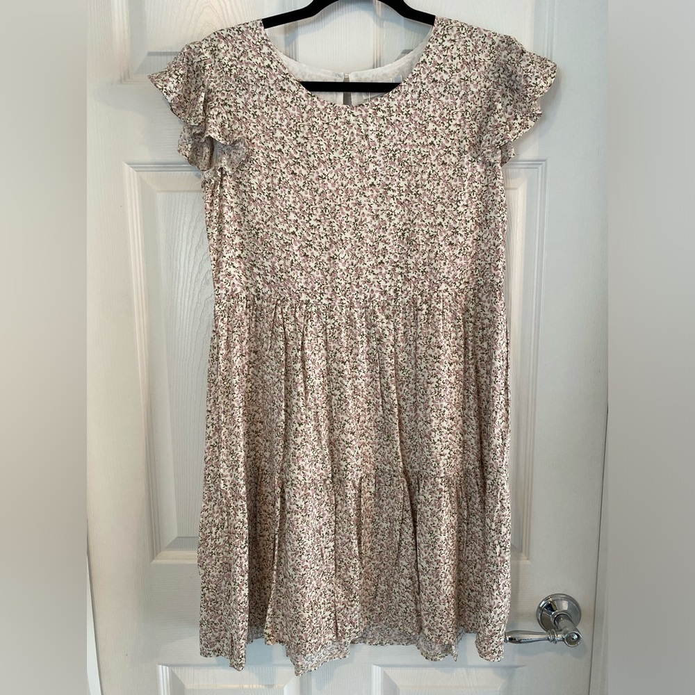 NWT flowy ditsy floral shift dress AUS 8 US 4